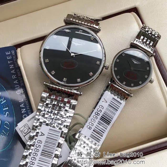 LONGINES浪琴 經典嘉嵐系列 情侶對表 WSS1228